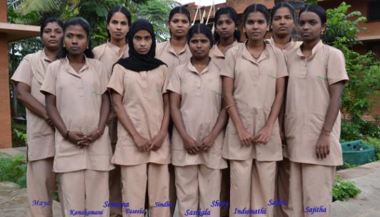 female therapists at vaidyagrama